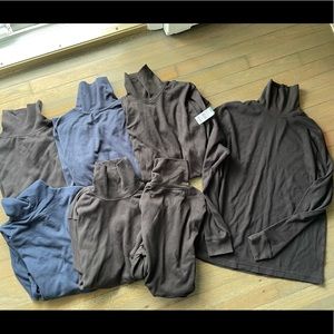 7 thermals long sleeve turtle neck shirts